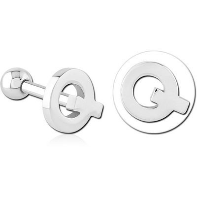 SURGICAL STEEL TRAGUS MICRO BARBELL - Q