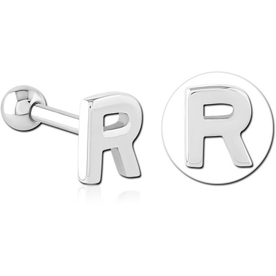 SURGICAL STEEL TRAGUS MICRO BARBELL - R