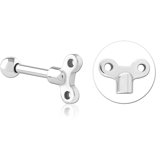 SURGICAL STEEL TRAGUS MICRO BARBELL