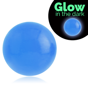 PACK OF 6 UV ACRYLIC GLOW IN THE DARK MICRO BALLS