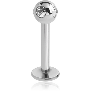 SURGICAL STEEL JEWELLED SATELLITE MICRO LABRET