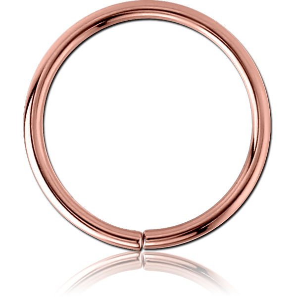 ROSE GOLD PVD COATED SURGICAL STEEL SEAMLESS RING