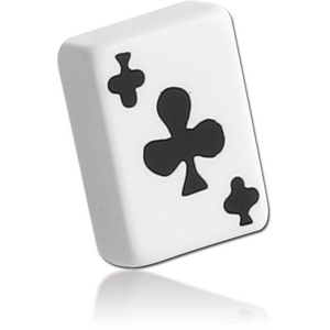 ACRYLIC PLAYING CARD MICRO ATTACHMENT-CLUB