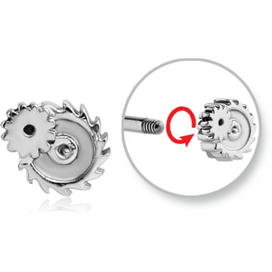 SURGICAL STEEL MICRO THREADED GEAR ATTACHMENT