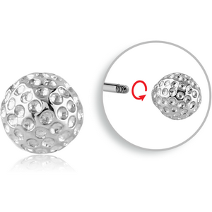 SURGICAL STEEL MICRO THREADED GOLF BALL ATTACHMENT