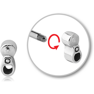 SURGICAL STEEL MICRO THREADED ATTACHMENT - BONE