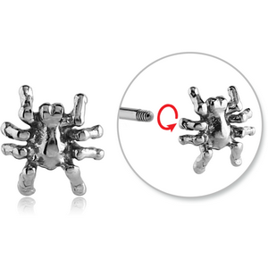 SURGICAL STEEL MICRO THREADED SPIDER ATTACHMENT