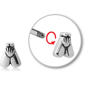 SURGICAL STEEL MICRO THREADED ATTACHMENT-FLY