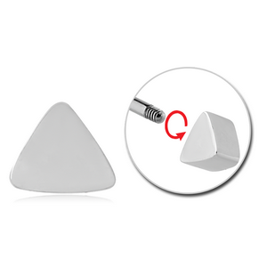 SURGICAL STEEL MICRO ATTACHMENT FOR 1.2MM THREADED PINS - TRIANGLE