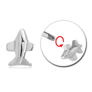 SURGICAL STEEL MICRO ATTACHMENT FOR 1.2MM THREADED PINS - PLANE