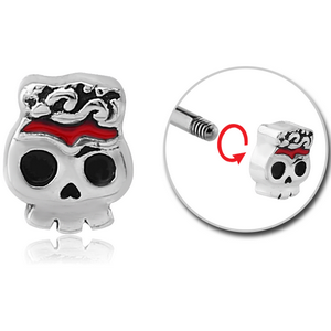 SURGICAL STEEL MICRO ATTACHMENT FOR 1.2MM THREADED PINS - GHOST