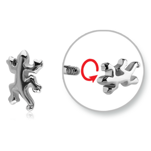 SURGICAL STEEL MICRO THREADED SALAMANDER ATTACHMENT