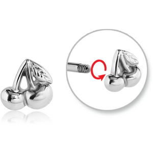 SURGICAL STEEL MICRO THREADED CHERRIES ATTACHMENT