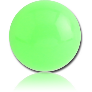 NEON ACRYLIC GLOW IN THE DARK BALL