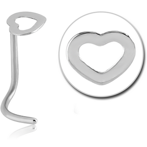 SURGICAL STEEL CURVED NOSE STUD