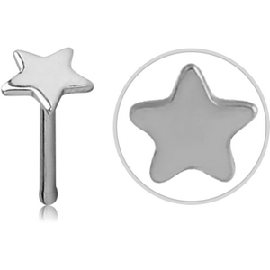 SURGICAL STEEL STAR NOSE BONE