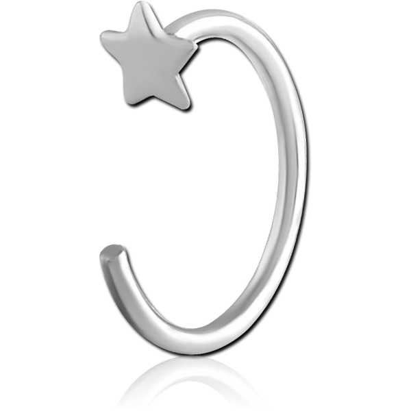 SURGICAL STEEL OPEN CLAW EARRING