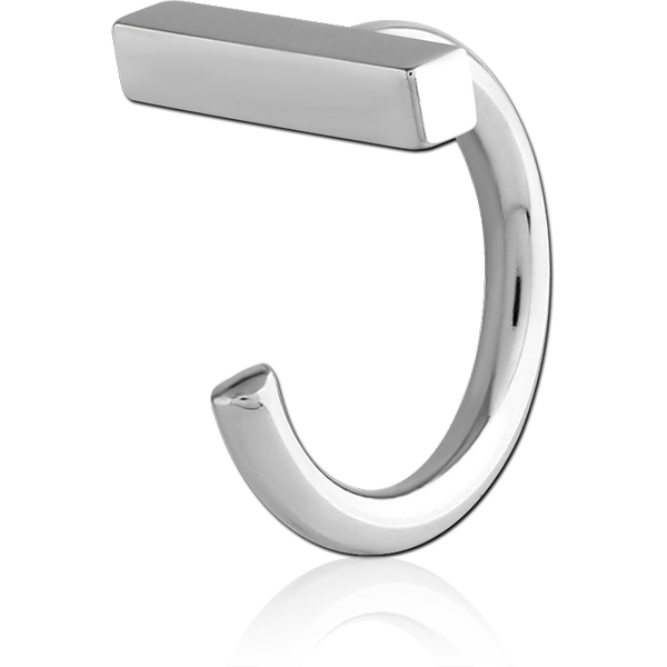 SURGICAL STEEL OPEN CLAW EARRING