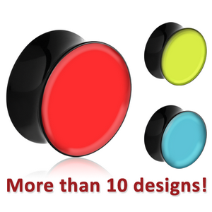 UV ACRYLIC ENAMELED FLARED PLUG