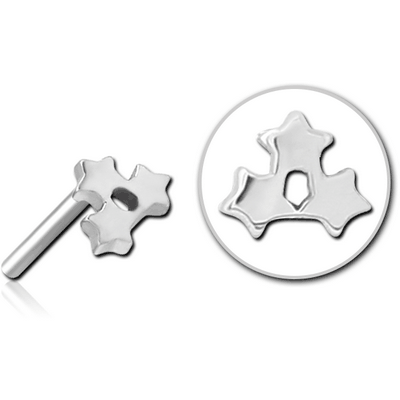 SURGICAL STEEL THREADLESS ATTACHMENT - TRIPLE SAR