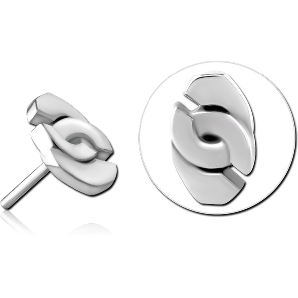 SURGICAL STEEL THREADLESS ATTACHMENT