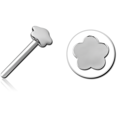SURGICAL STEEL THREADLESS ATTACHMENT - FLOWER