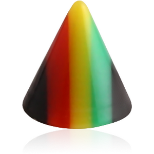 ACRYLIC RASTA CONE