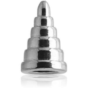 SURGICAL STEEL RIBBED CONE