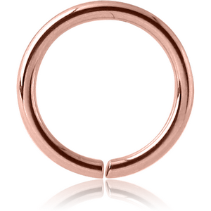 ROSE GOLD PVD COATED SURGICAL STEEL SEAMLESS RING