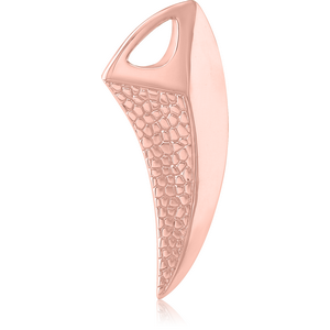 ROSE GOLD PVD COATED SURGICAL STEEL KOOL KATANA PENDANT