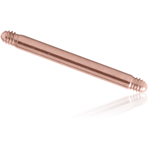 ROSE GOLD PVD COATED SURGICAL STEEL MICRO BARBELL PIN