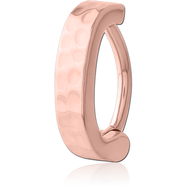 ROSE GOLD PVD COATED SURGICAL STEEL BELLY CLICKER