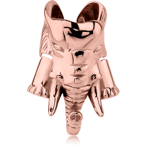 ROSE GOLD PVD COATED SURGICAL STEEL EAR CUFF - ELEPHANT