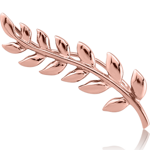 ROSE GOLD PVD COATED SURGICAL STEEL EAR VINE - RIGHT