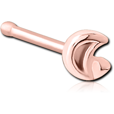 ROSE GOLD PVD COATED SURGICAL STEEL NOSE BONE