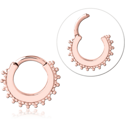 ROSE GOLD PVD COATED SURGICAL STEEL MULTI PURPOSE CLICKER