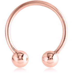 STERLING SILVER 925 ROSE GOLD PVD COATED RING