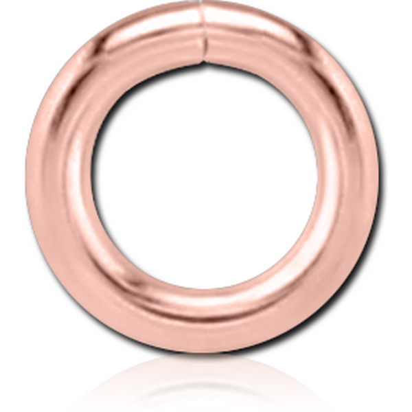 ROSE GOLD PVD COATED SURGICAL STEEL O RING
