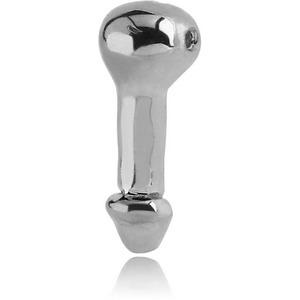 SURGICAL STEEL ATTACHMENT FOR BALL CLOSURE RING - PENIS