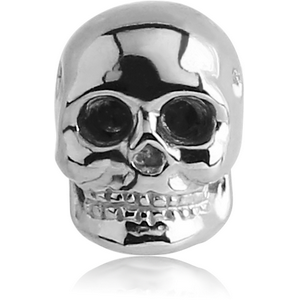 SURGICAL STEEL ATTACHMENT FOR BALL CLOSURE RING - SKULL