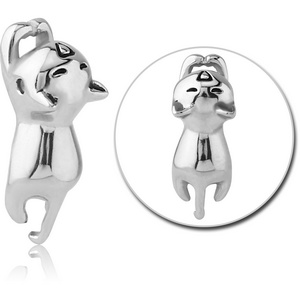 SURGICAL STEEL ATTACHMENT FOR BALL CLOSURE RING - CAT