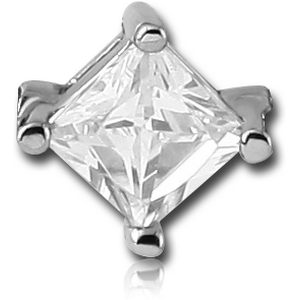 SURGICAL STEEL ATTACHMENT FOR BALL CLOSURE RING - RHOMBUS