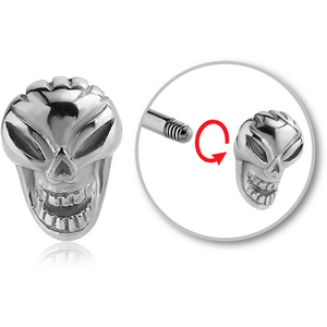 SURGICAL STEEL ATTACHMENT FOR 1.6 MM THREADED PIN - SKULL