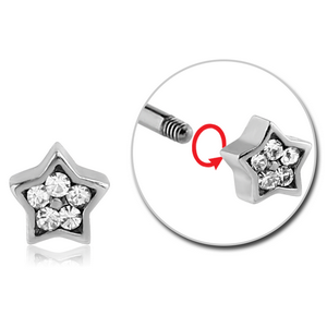 SURGICAL STEEL ATTACHMENT FOR 1.6 MM THREADED PIN - STAR