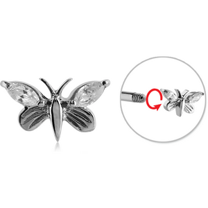 SURGICAL STEEL ATTACHMENT FOR 1.6 MM THREADED PIN - BUTTERFLY