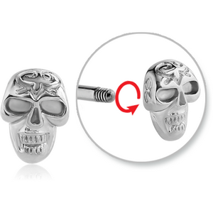 SURGICAL STEEL ATTACHMENT FOR 1.6 MM THREADED PIN - SKULL