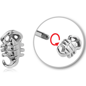 SURGICAL STEEL ATTACHMENT FOR 1.6 MM THREADED PIN - SCORPION