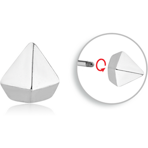 SURGICAL STEEL ATTACHMENT FOR 1.6 MM THREADED PIN - SPIKE