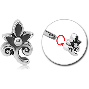SURGICAL STEEL ATTACHMENT FOR 1.6 MM THREADED PINS - FLOWER