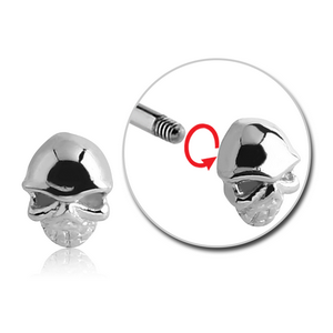 SURGICAL STEEL ATTACHMENT FOR 1.6 MM THREADED PINS - SKULL